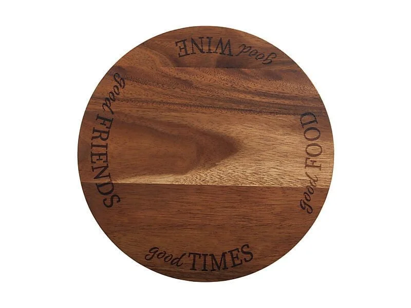 M&w Picnic Perfect Acacia Wood Lazy Susan 40cm