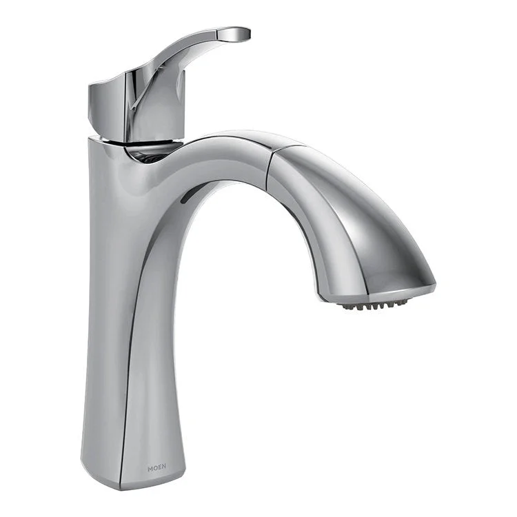 Voss Single Handle High Arc Pull Out Kitchen Faucet