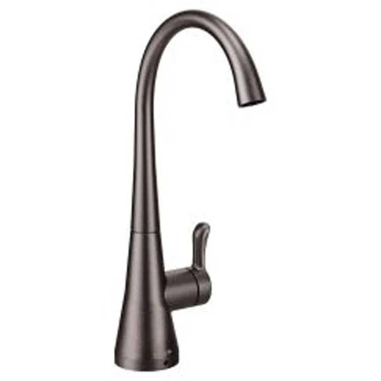 Beverage Faucet Sip Transitional 1 Lever ADA Black/Stainless Steel High Arc