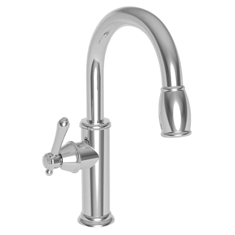 Chesterfield Single Handle Pull Down Bar/Prep Faucet