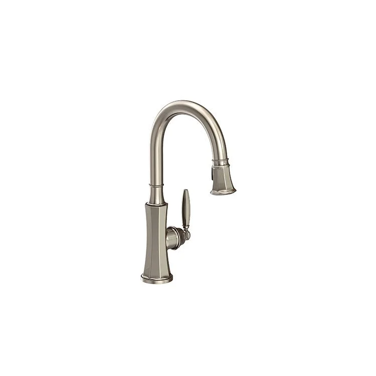 Kitchen Faucet Metropole 1 Lever ADA Antique Nickel Pull Down Spout Height 9-1/16 Inch 1.8 Gallons per Minute