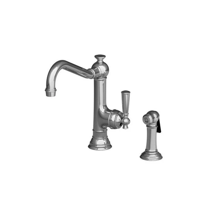 Jacobean Single Handle Kitchen Faucet with Side Sprayer