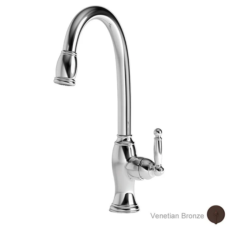 Nadya Single Handle Pull Down Kitchen Faucet