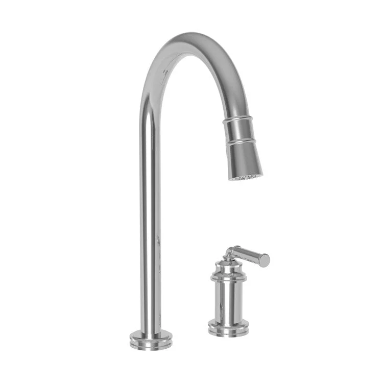 Kitchen Faucet Taft 1 Lever ADA Stainless Steel PVD Pull Down Spout Height 10-1/5 Inch 1.8 Gallons per Minute