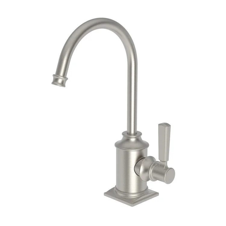 Cold Water Dispenser Adams 1 Lever ADA Gooseneck Satin Nickel PVD