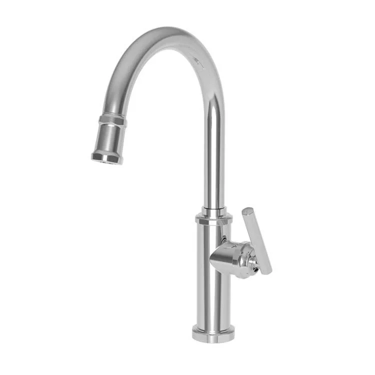 Kitchen Faucet Heaney 1 Lever ADA Satin Brass PVD Pull Down Spout Height 10-3/4 Inch 1.8 Gallons per Minute