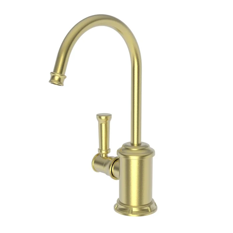 Hot Water Dispenser Gavin 1 Lever Gooseneck Satin Brass PVD