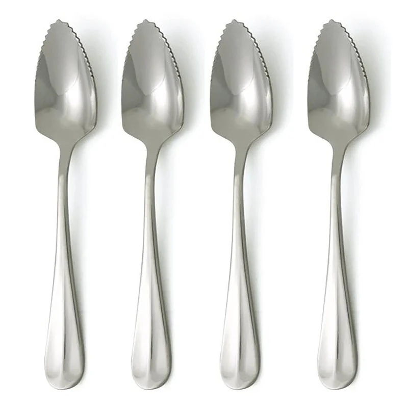 Norpro Silver Stainless Steel Grapefruit Spoons