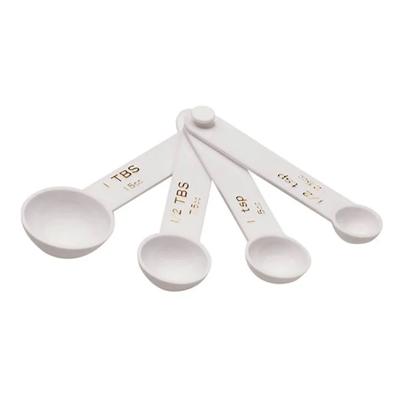 Norpro Plastic White Measuring Spoon Set