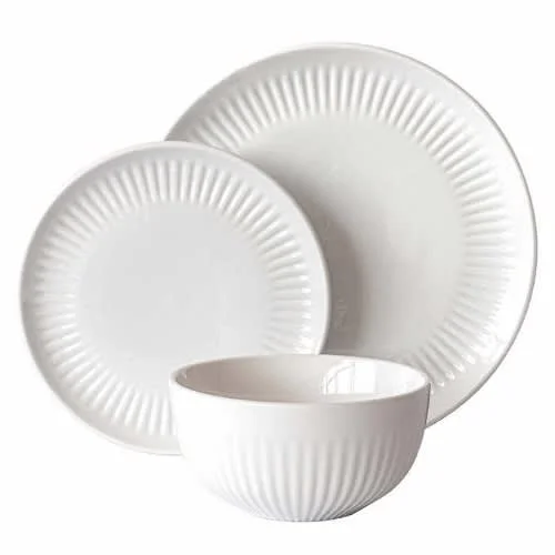 Over&back 12-piece Porcelain Dinnerware Set