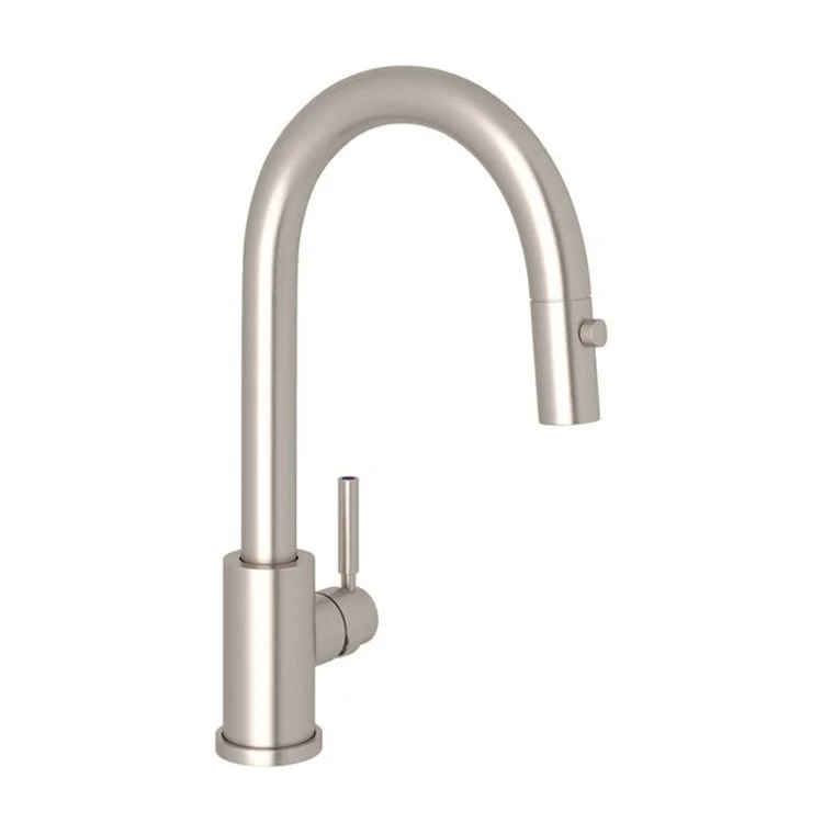 Bar Faucet Holborn 1 Lever Satin Nickel Pull Down Spout 1.8 Gallons per Minute