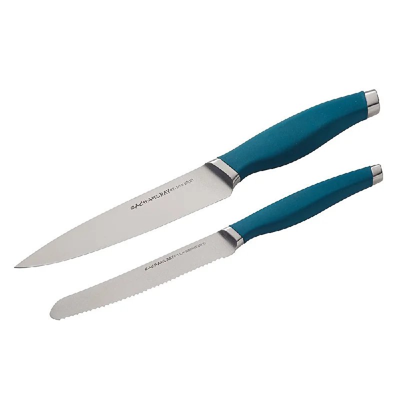 Rachael Ray Cutlery 2-Piece Knife Set Teal