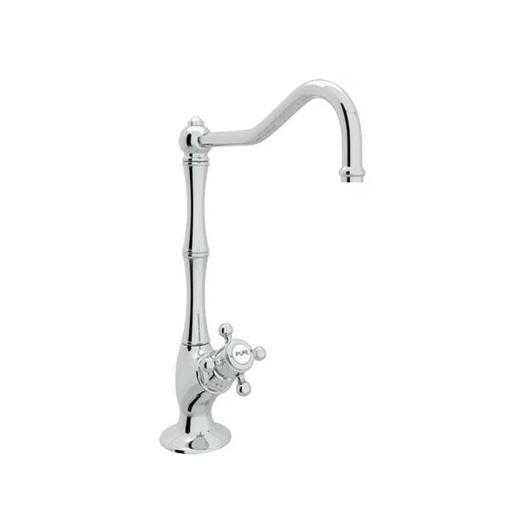 Filter Faucet Acqui 1 Handle 5 Spoke Cross Polished Chrome