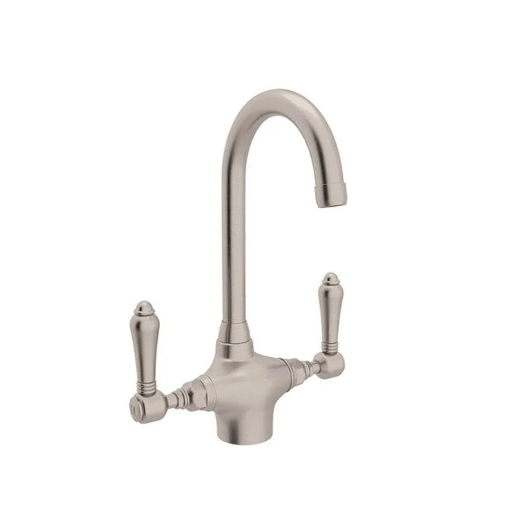 Bar Faucet San Julio 1 Lever Satin Nickel 0.5 Gallons per Minute