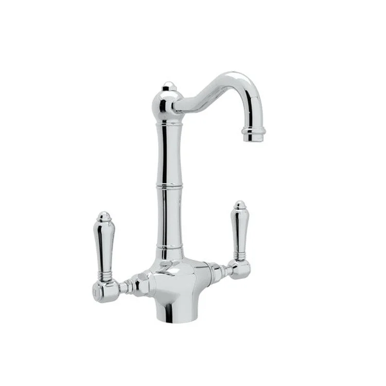 Bar Faucet Acqui Country 2 Lever Polished Chrome 1.5 Gallons per Minute