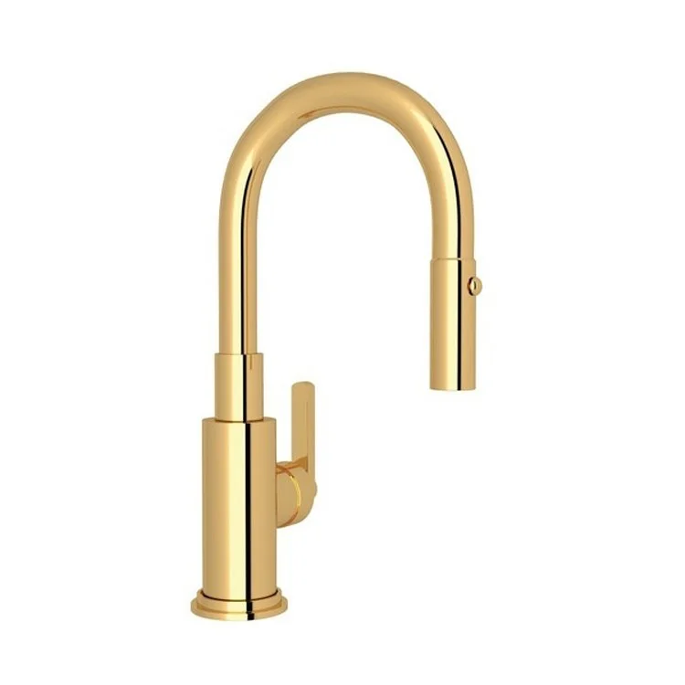 Bar Faucet Lombardia 1 Lever Italian Brass 1.8 Gallons per Minute