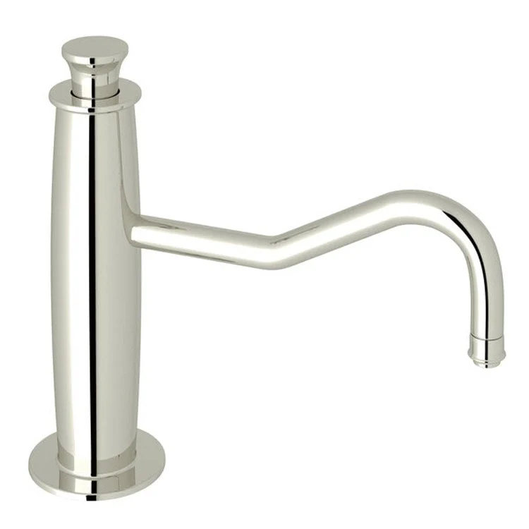 Soap Dispenser Gotham Polished Nickel Deck Mount Plastic Brass & Lotion 12 Fluid Ounce