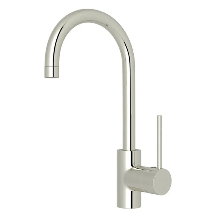 Bar Faucet Pirellone Food Prep 1 Side Lever Polished Nickel 1.8 Gallons per Minute