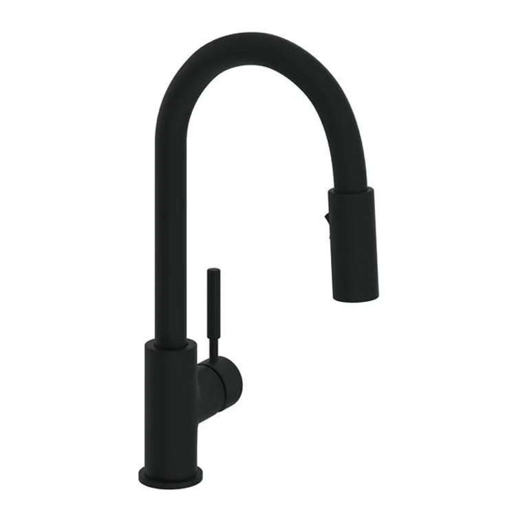 Bar Faucet Lux Food Prep 1 Lever Matte Black 7 Inch 1.8 Gallons per Minute