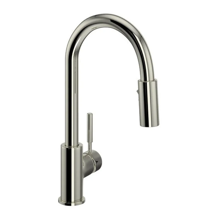 Bar Faucet Lux Food Prep 1 Lever Polished Nickel 7 Inch 1.8 Gallons per Minute