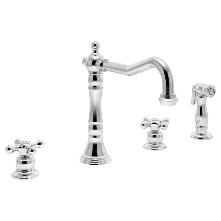 Carrington Two Handle Kitchen Faucet with Side Sprayer 2.2 GPM