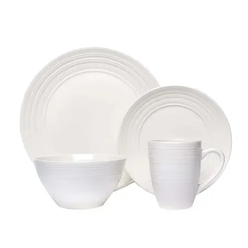 Thomson Pottery Ripple - 16 - Piece Stoneware Dinnerware Set