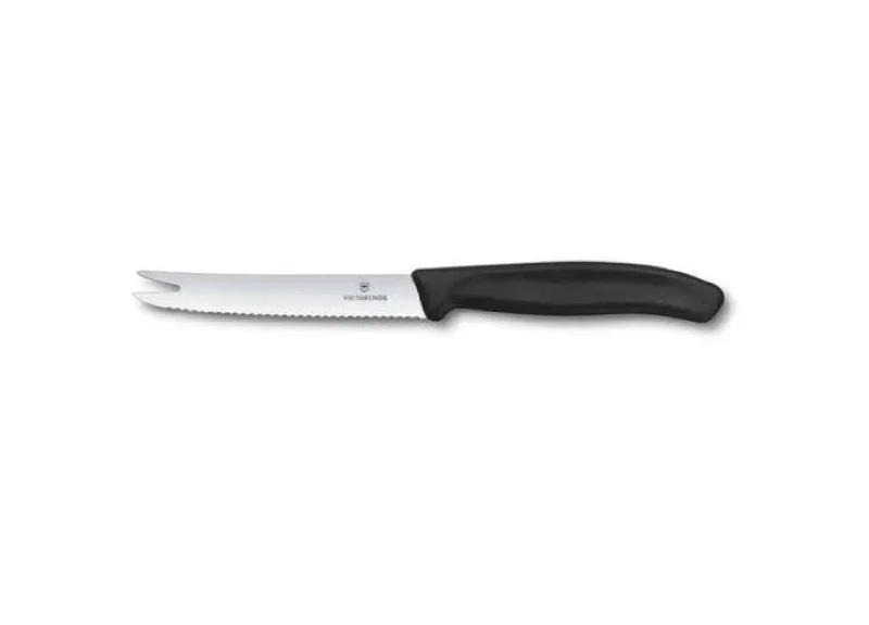 Victorinox Cheese And Sausage Knife Black