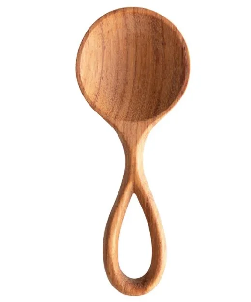 Wood Spoon With Handle