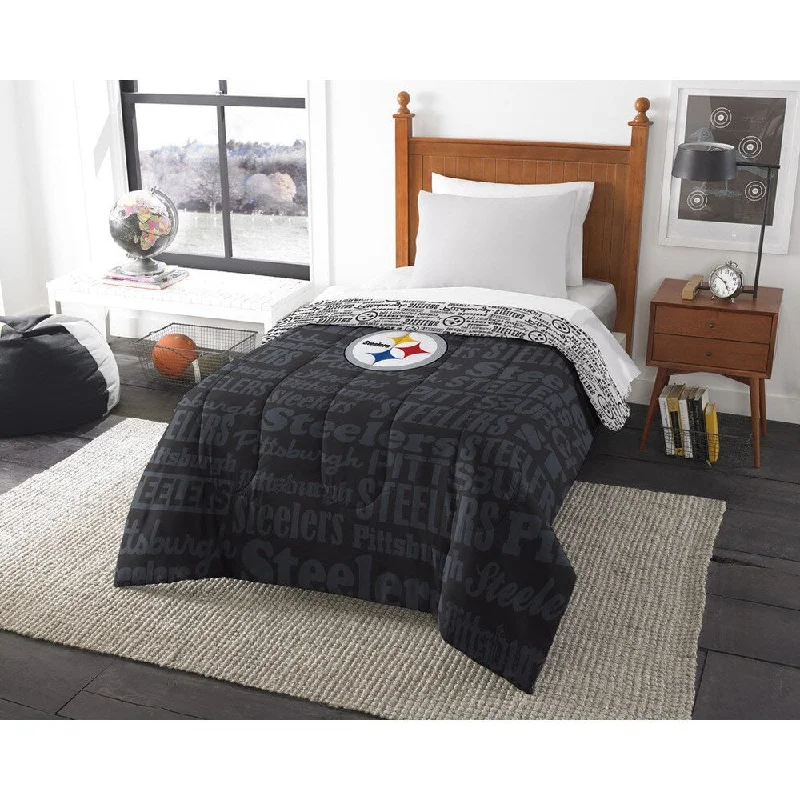 The Northwest Company Official NFL Pittsburgh Steelers Anthem Twin Comforter